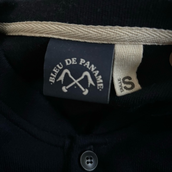 Bleu de Paname navy wool sweater - Picture 4 of 4